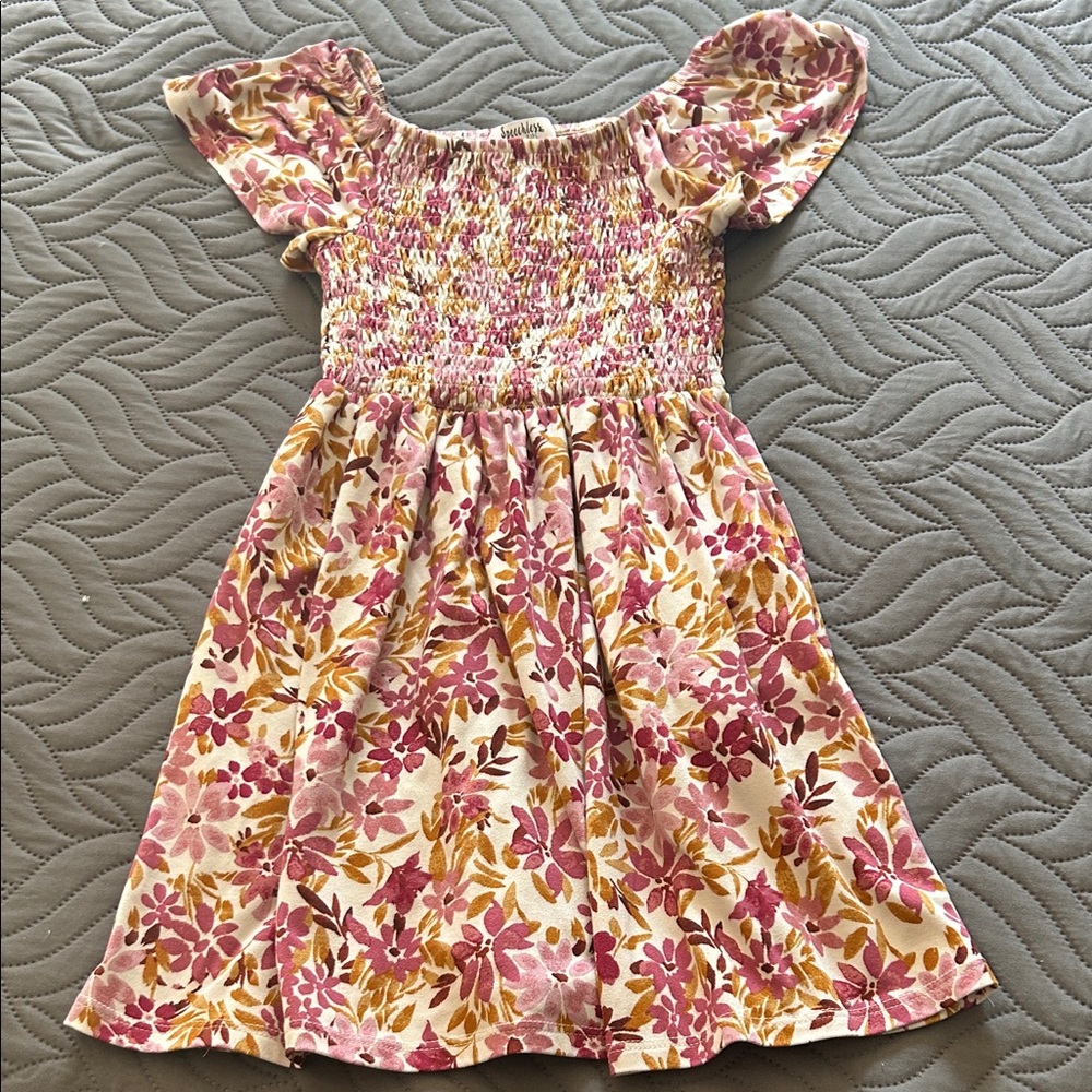 💐 Speechless Pink/Yellow Floral Dress